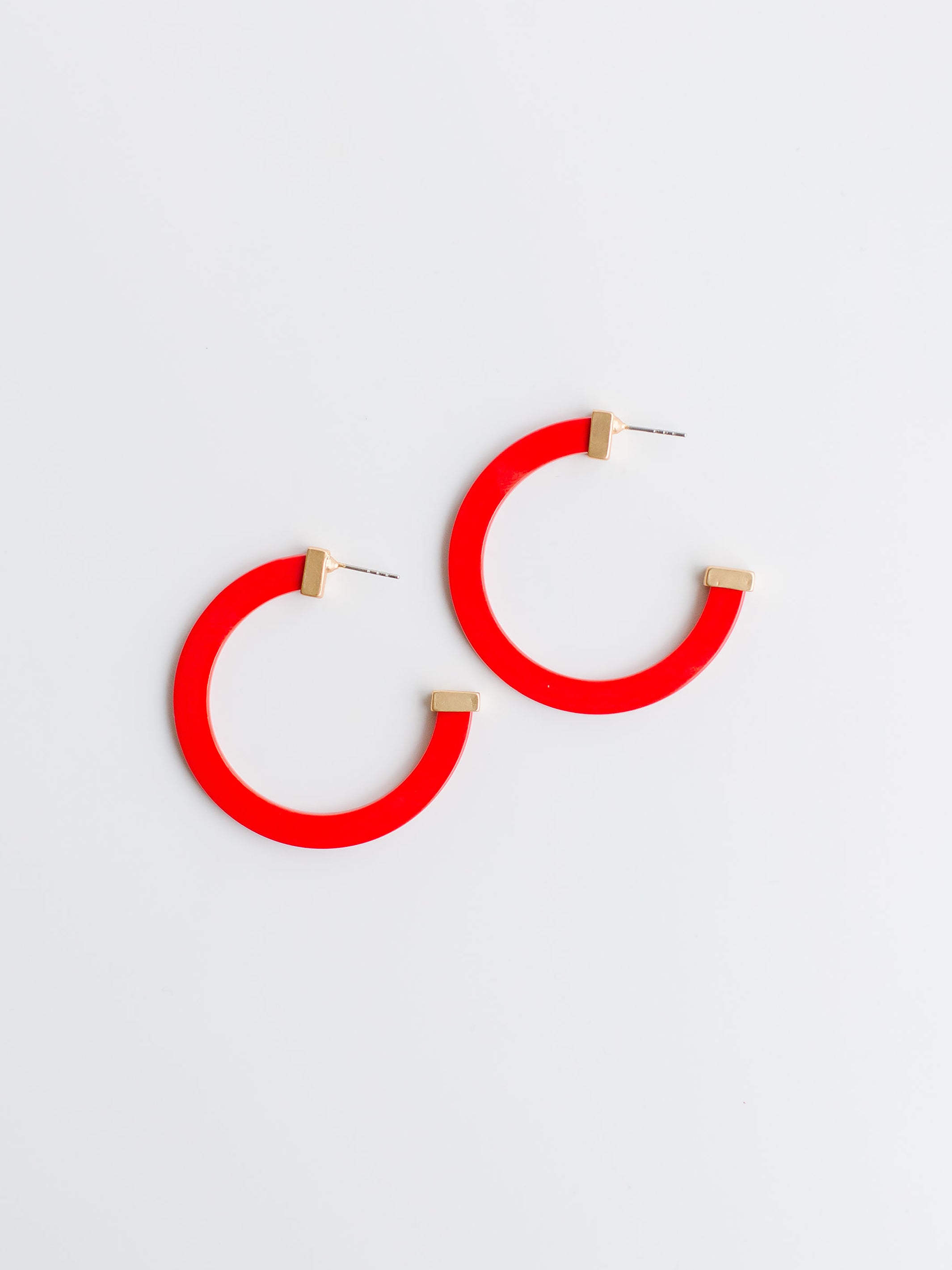 Michelle McDowell Renae Large Gold Hoop Earrings main image 0