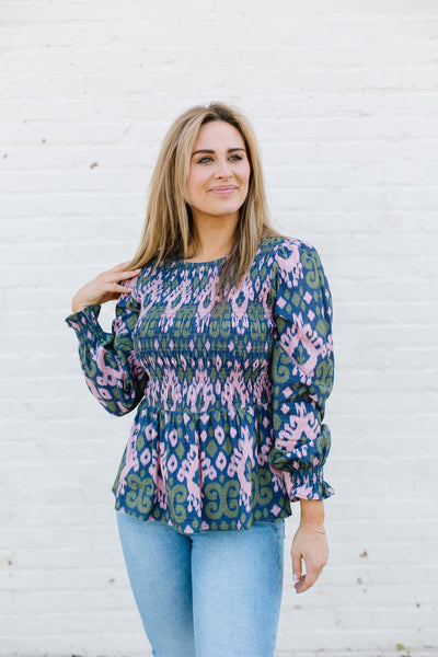 Stevie Top | Fringe with Benefits Blush