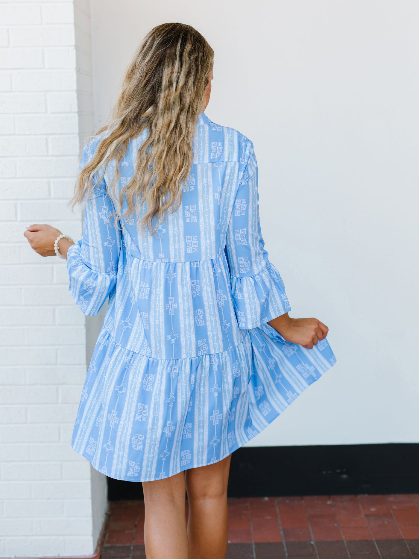FINAL SALE - Morgan Dress | Santorini Blue