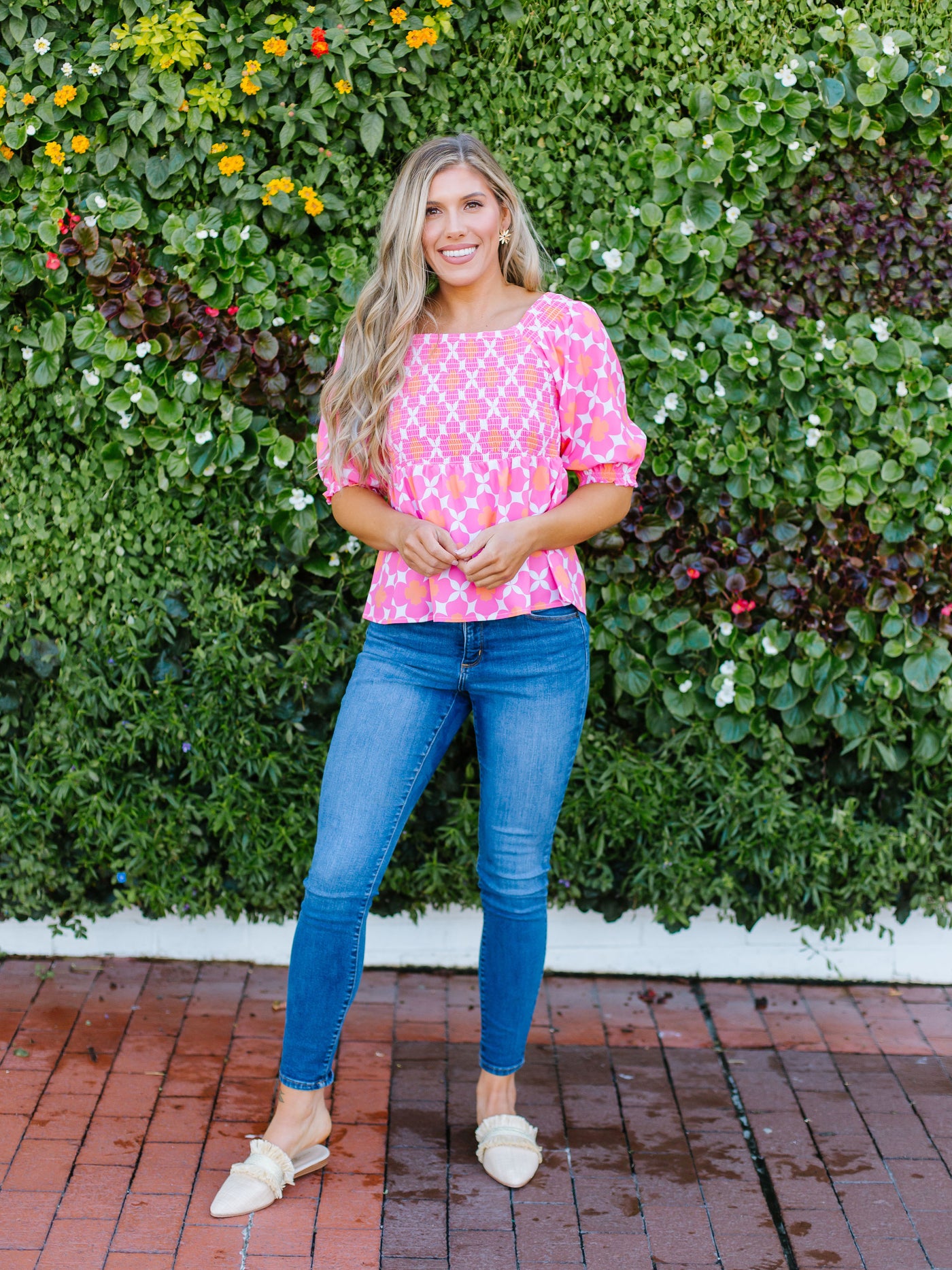 FINAL SALE - Madison Top | Dainty Days Pink