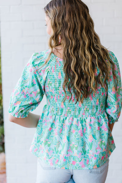 FINAL SALE - Madison Top | Lost in the Moment Teal