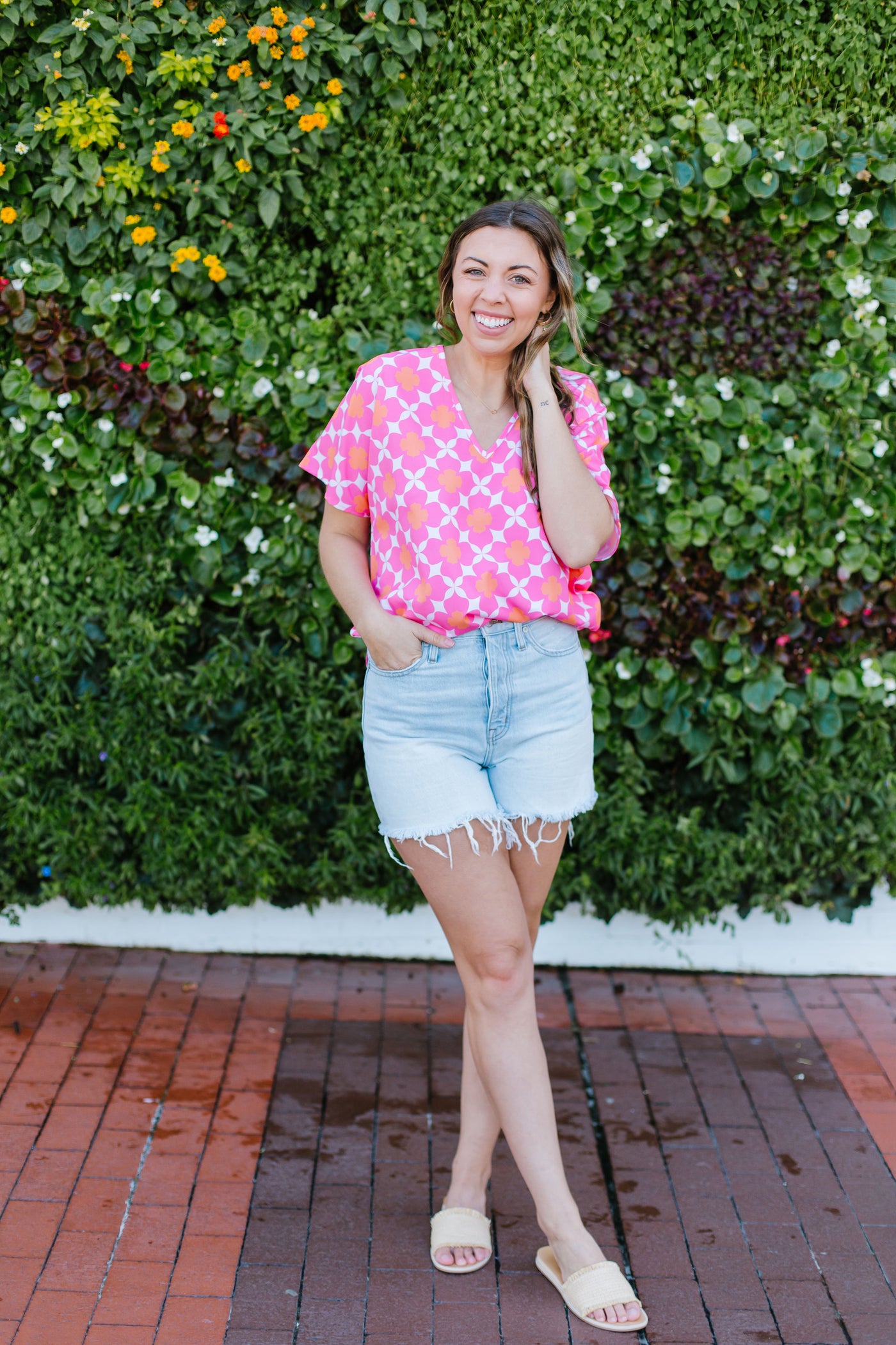 FINAL SALE - Anderson Top | Dainty Days Pink