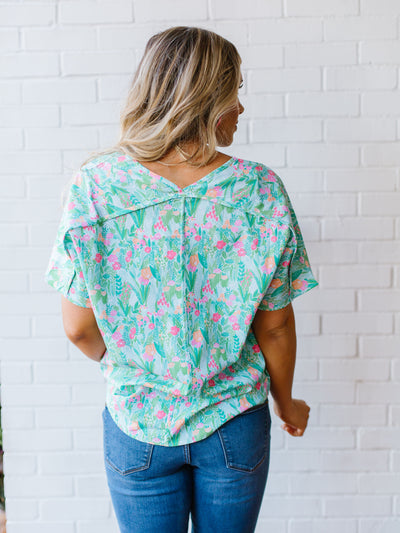 FINAL SALE - Anderson Top | Lost in the Moment Teal
