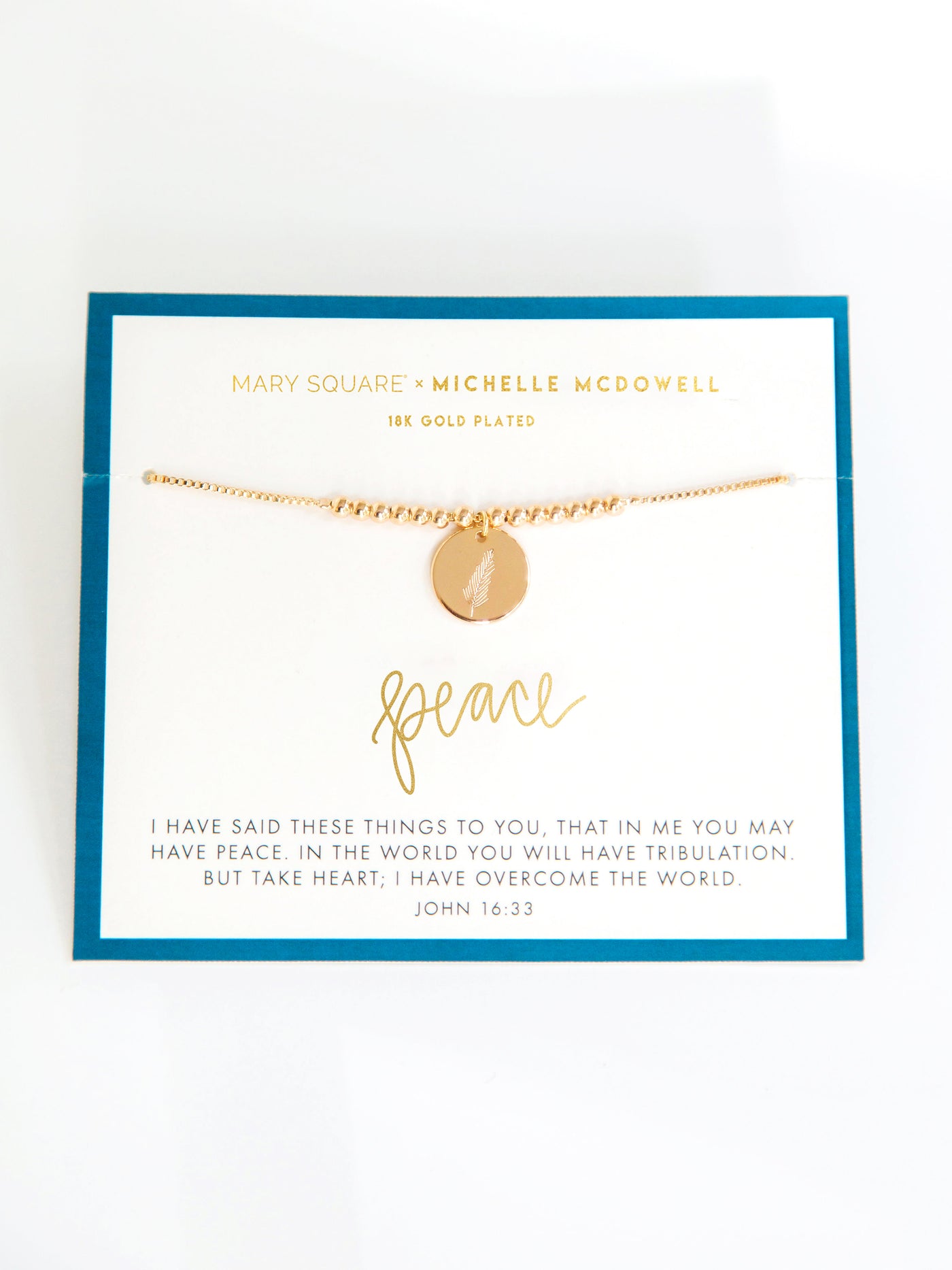 FINAL SALE - Peace Inspirational Bracelet