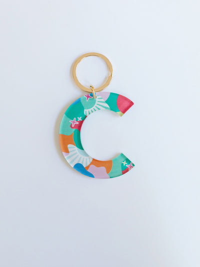 Initial Keychain Collection | Sunny Days