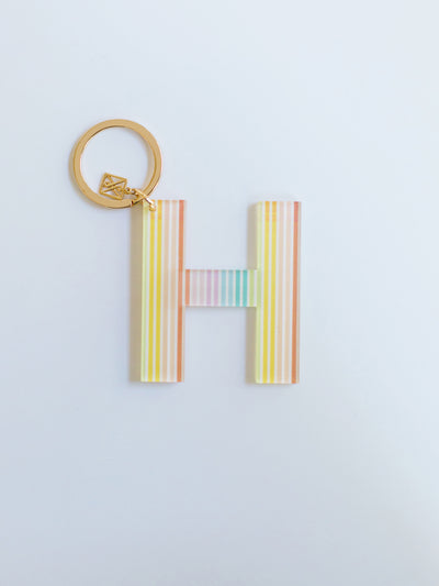 Initial Keychain Collection | Sunny Days