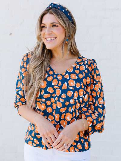 Aspen Top | Walk this Way Navy