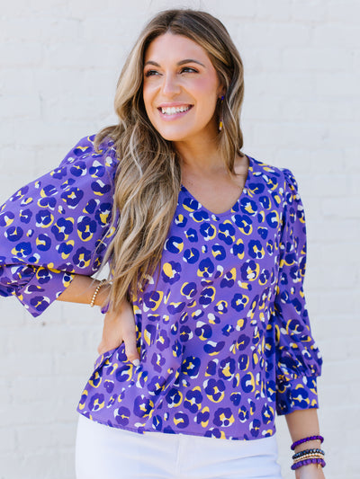 Aspen Top | Walk this Way Purple