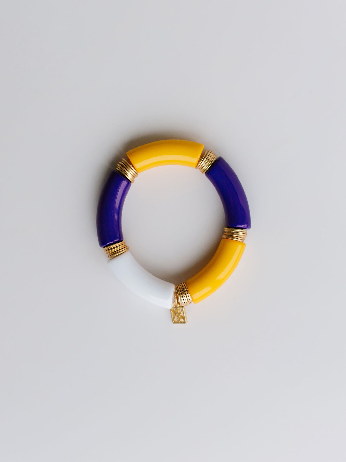 Brogan Bracelet | Purple + Gold
