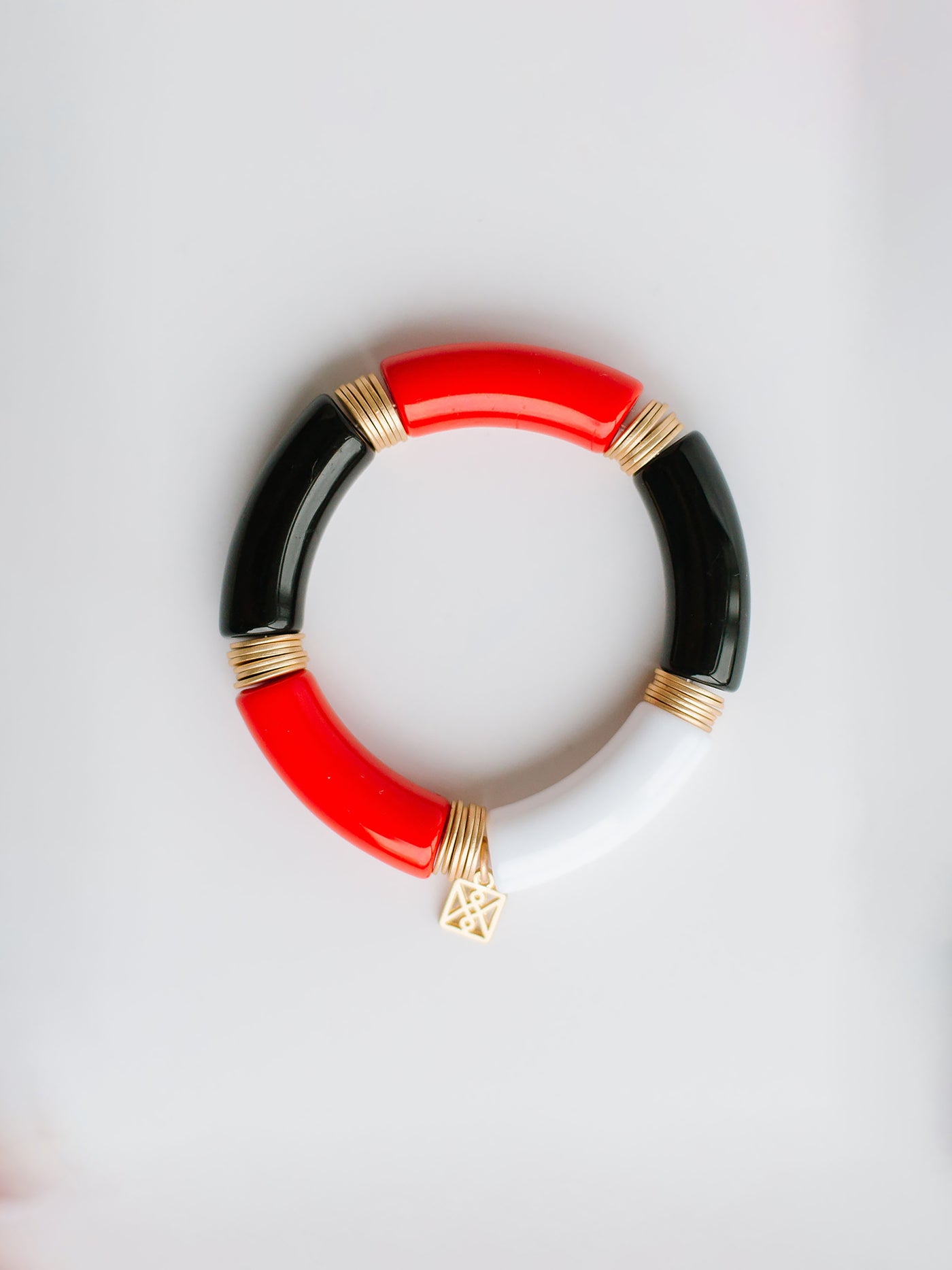 Brogan Bracelet | Red + Black