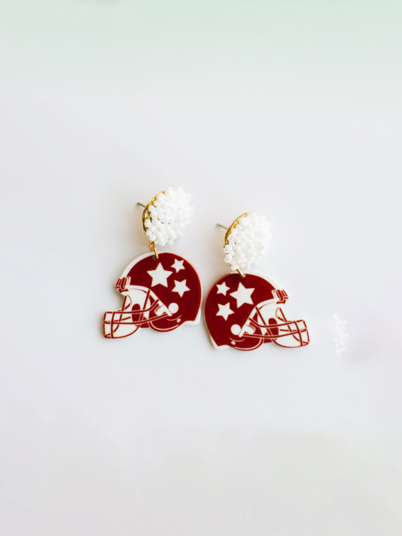 Touchdown Earrings | Cardinal