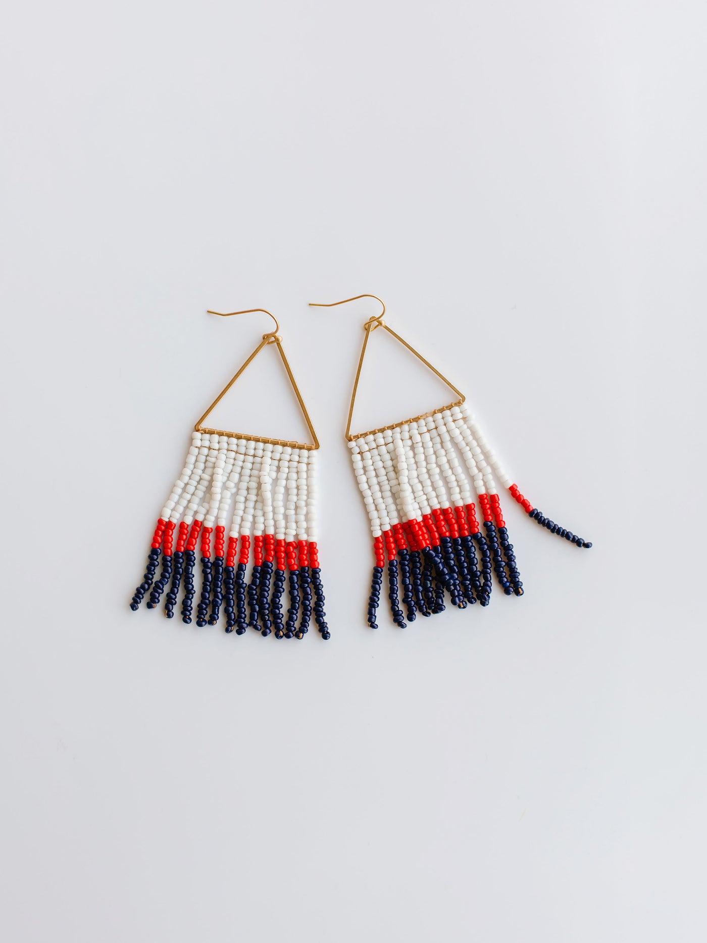 Greer Earrings | Navy + Red