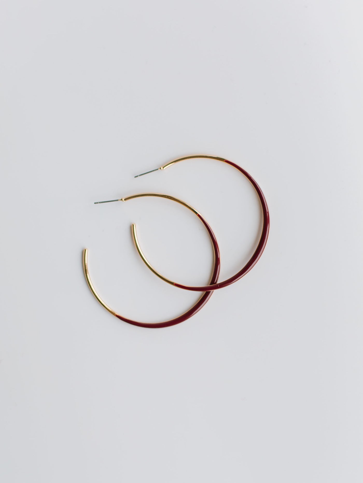 Natalie Earrings | Maroon
