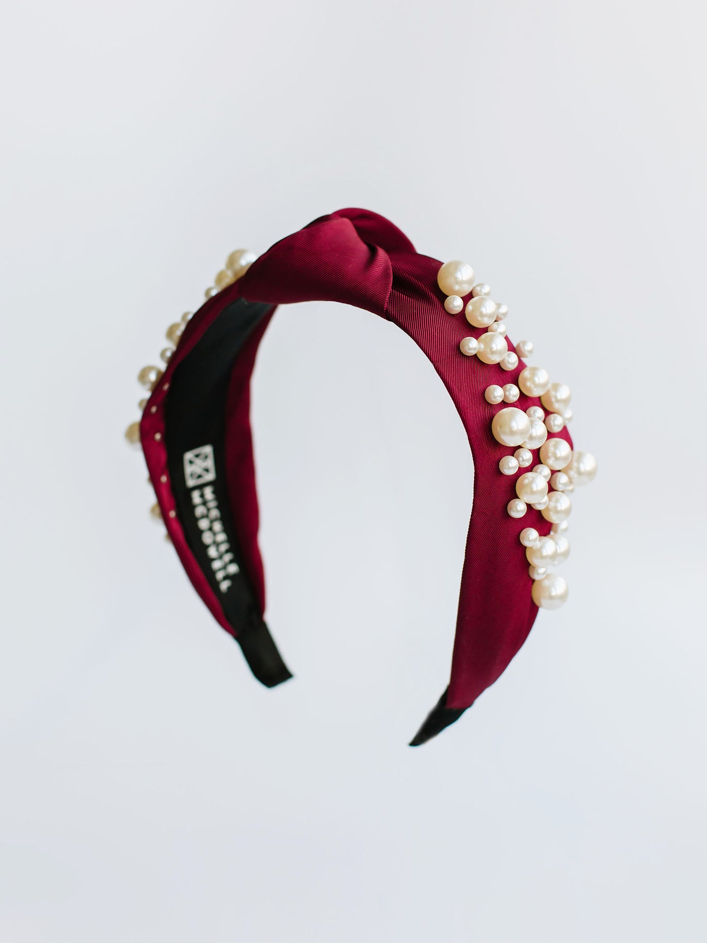 Samson Headband | Maroon + Gray