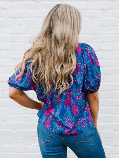 Penny Top | Center Piece Navy