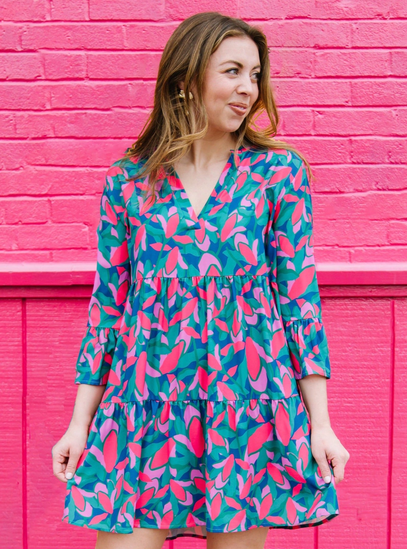 Morgan Dress | Forget Me Not Pink