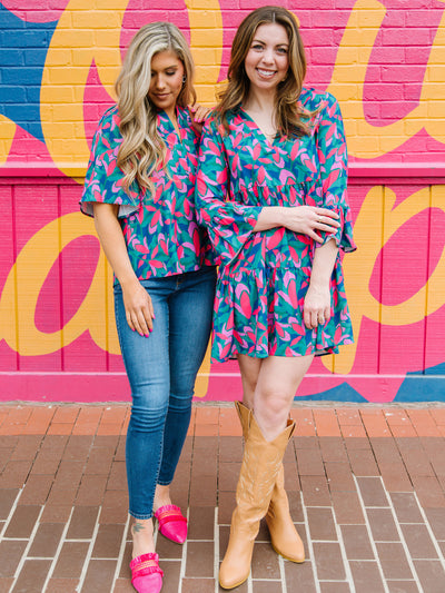 Morgan Dress | Forget Me Not Pink