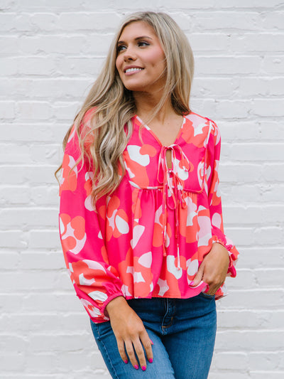 Vivey Top | Spot On Pink