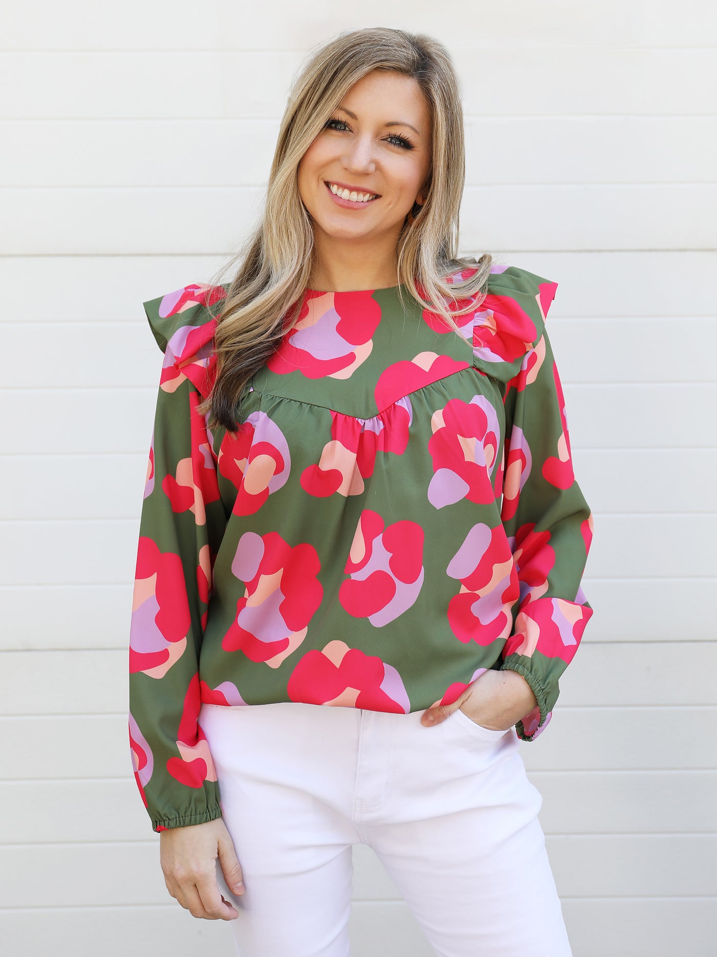Kacey Top | Spot On Olive