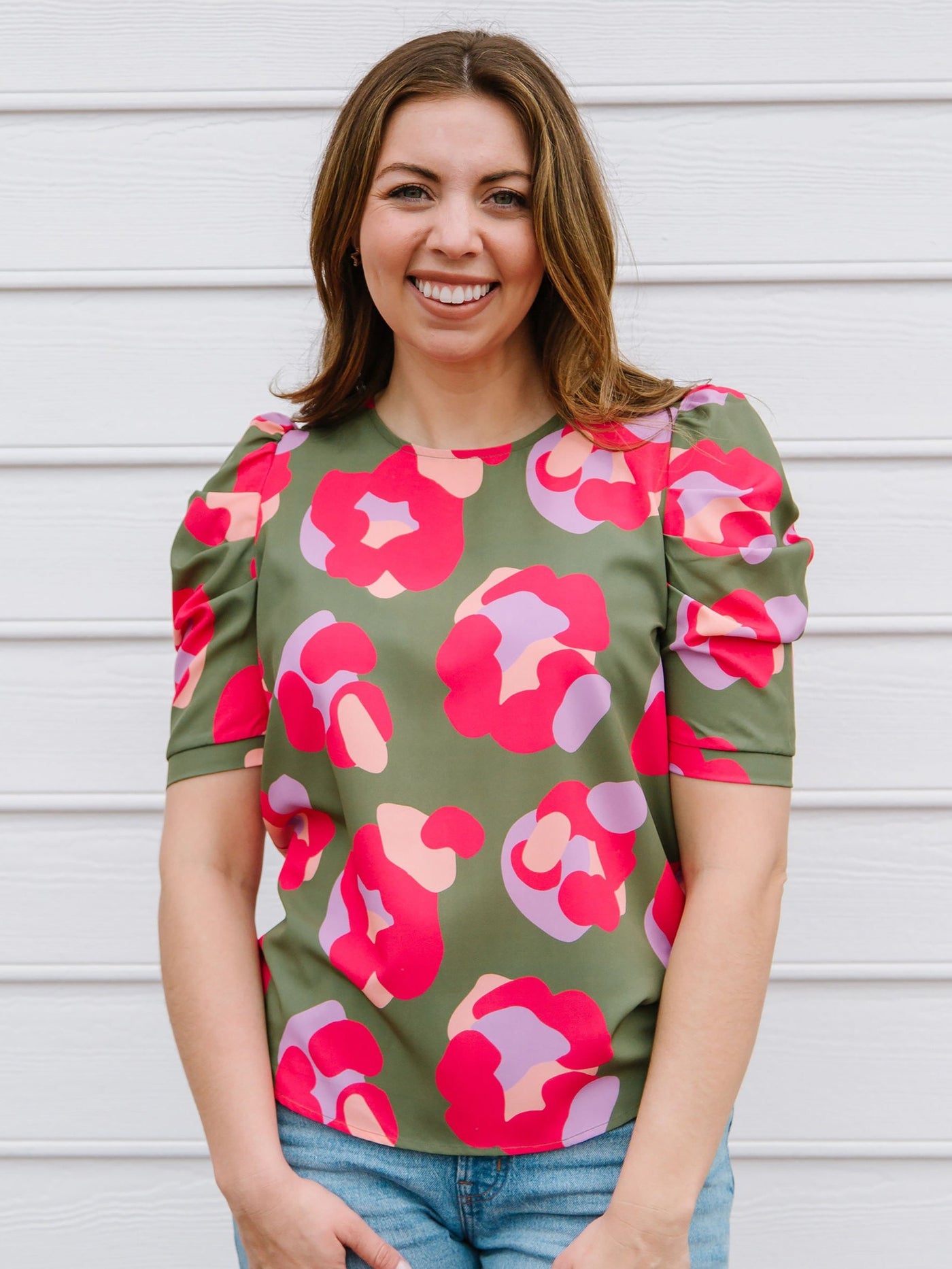 Tory Top | Spot On Olive