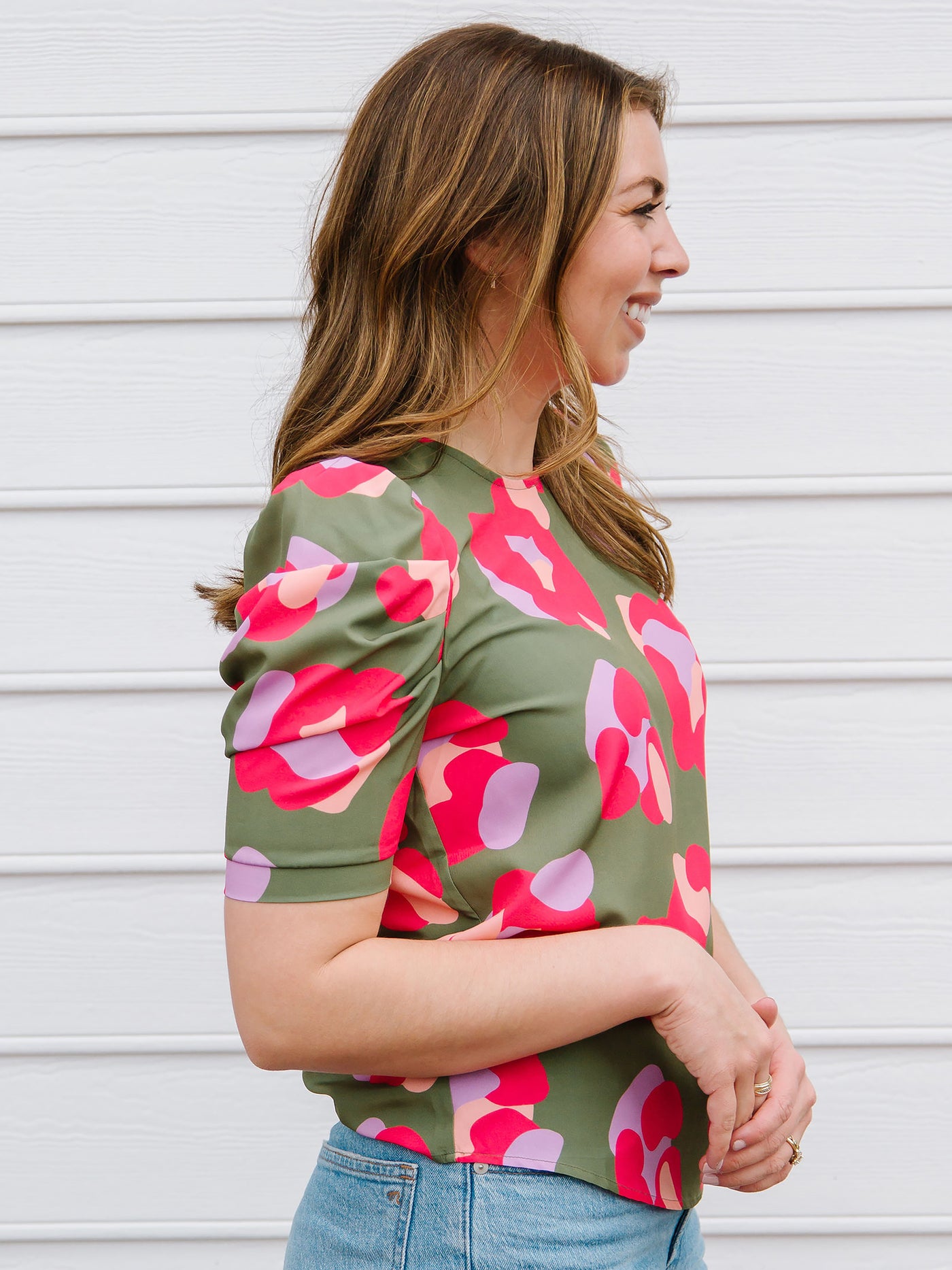 Tory Top | Spot On Olive