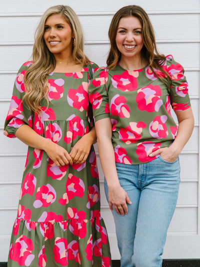 Tory Top | Spot On Olive