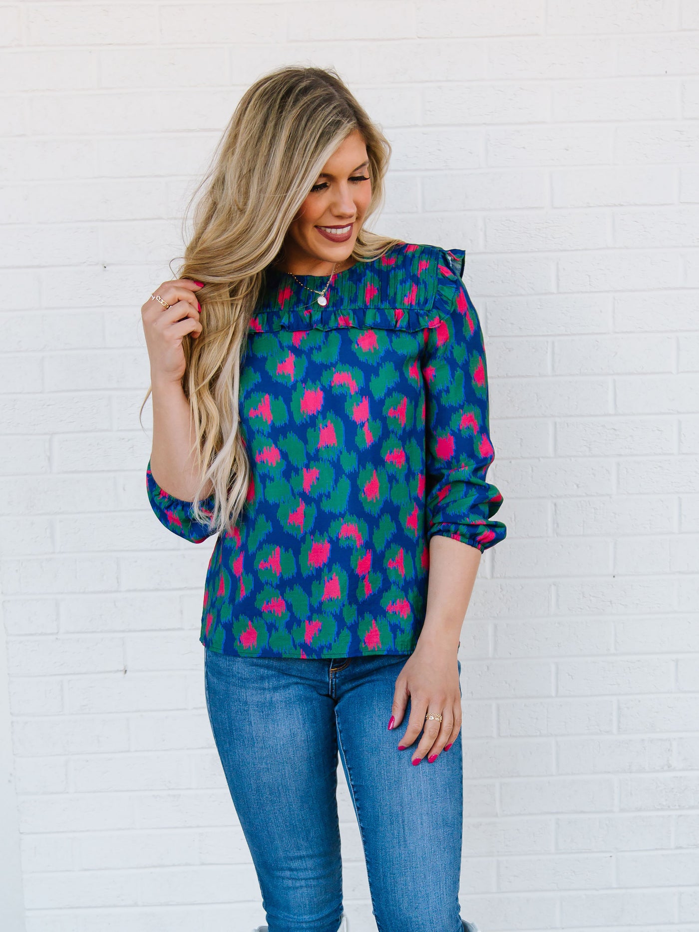 Carter Top | Fancy Like Navy