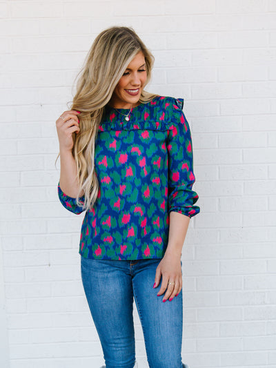 Carter Top | Fancy Like Navy