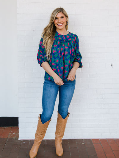 Whitney Top | Fancy Like Navy
