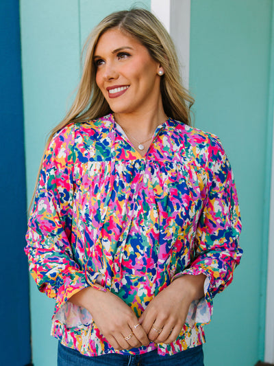 Elena Top | Honey Crisp Pink