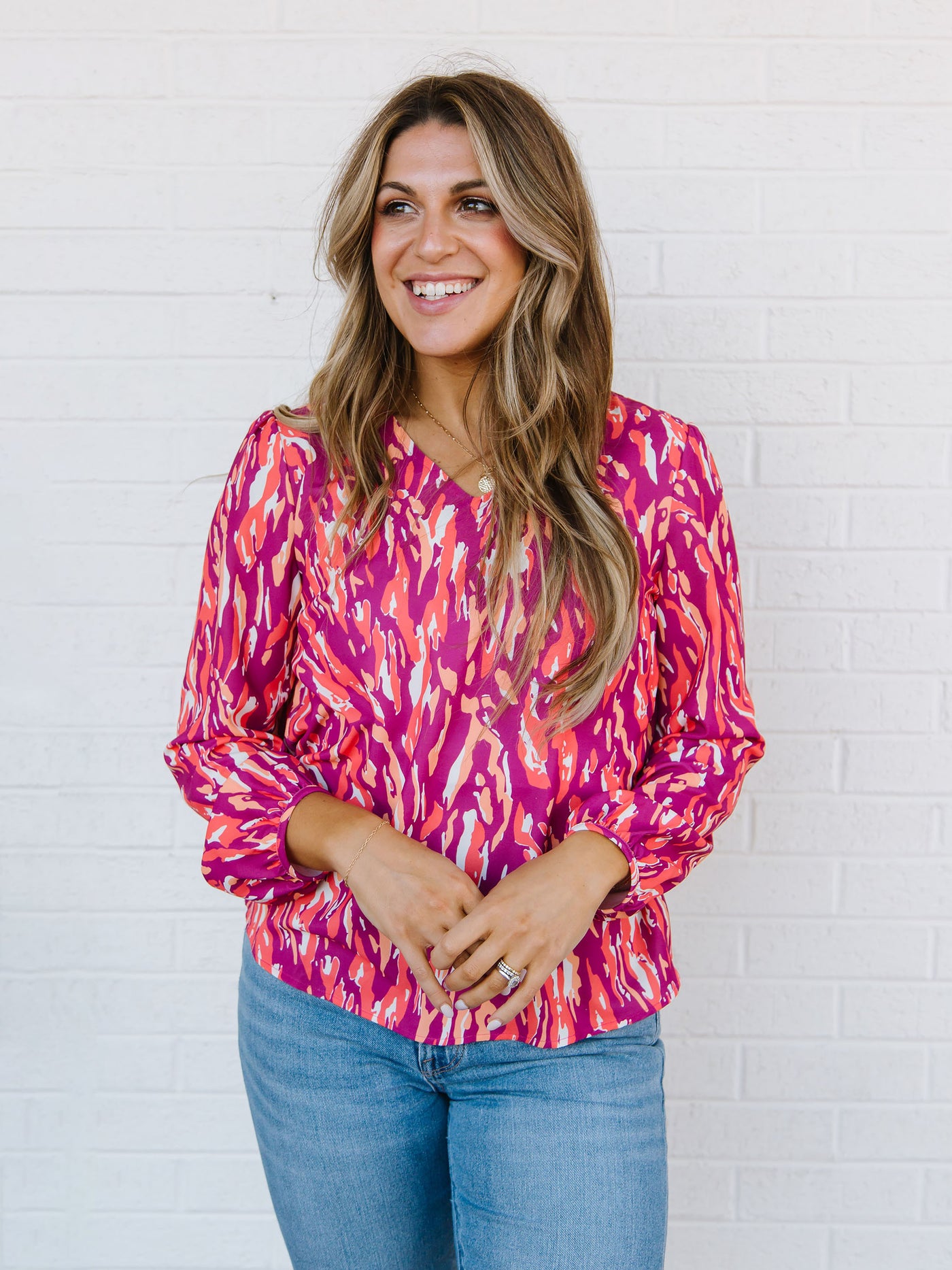 Jamie Top | Tiger Tail Violet
