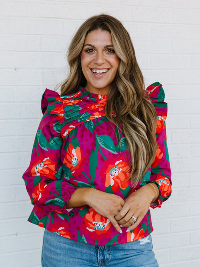 McKenna Top | Gold Rush Pink