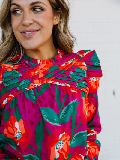McKenna Top | Gold Rush Pink