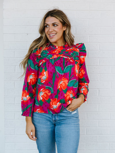 McKenna Top | Gold Rush Pink