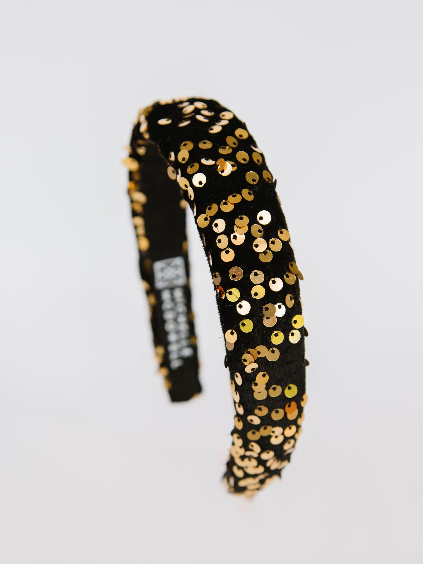 Cambria Headband | Black & Gold