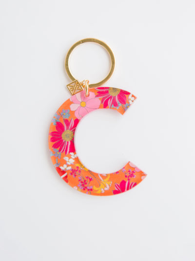 FINAL SALE - Initial Keychain Collection | Forever Floral