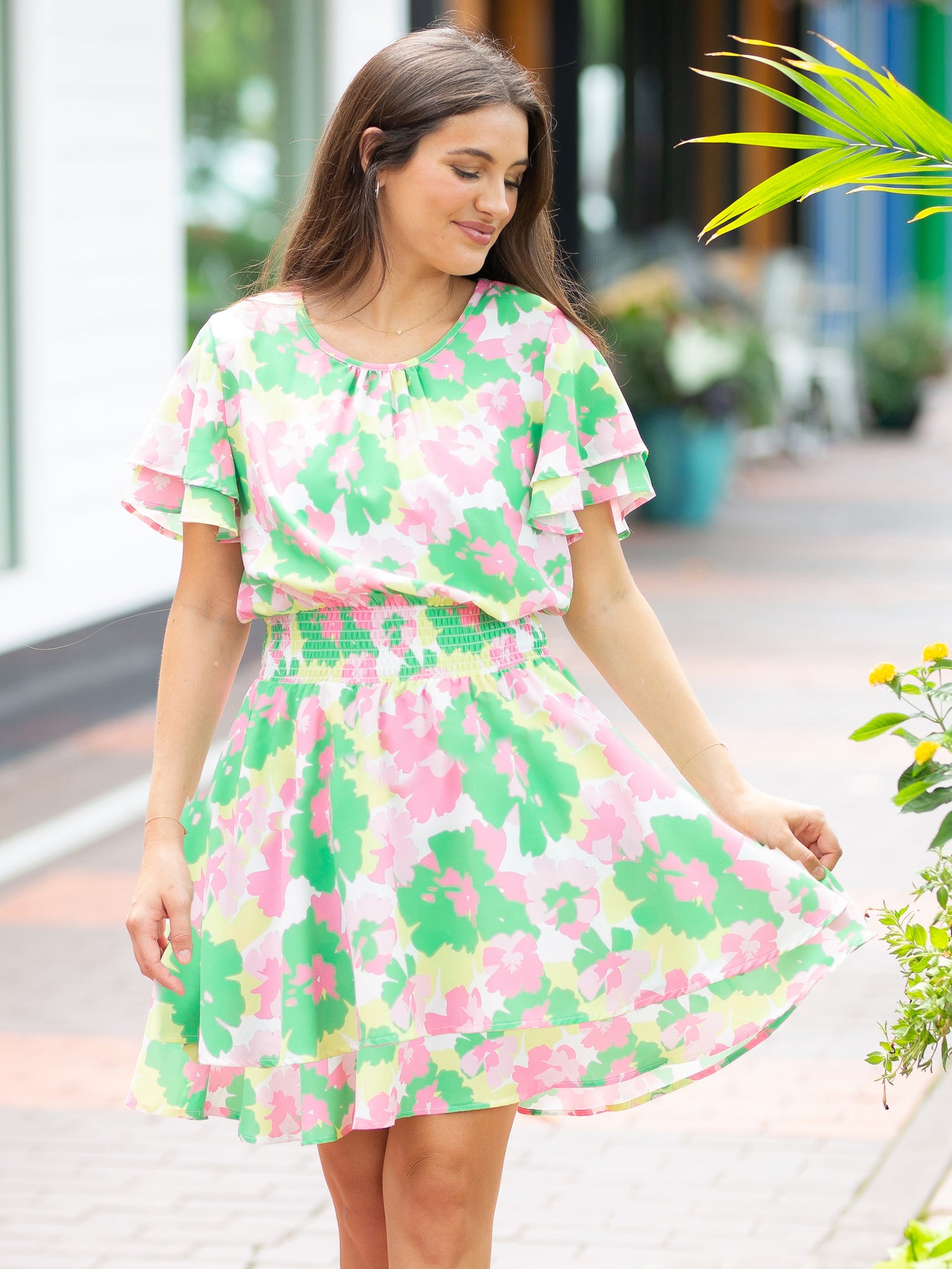 FINAL SALE - Haven Dress | Primrose Melon – MICHELLE MCDOWELL 