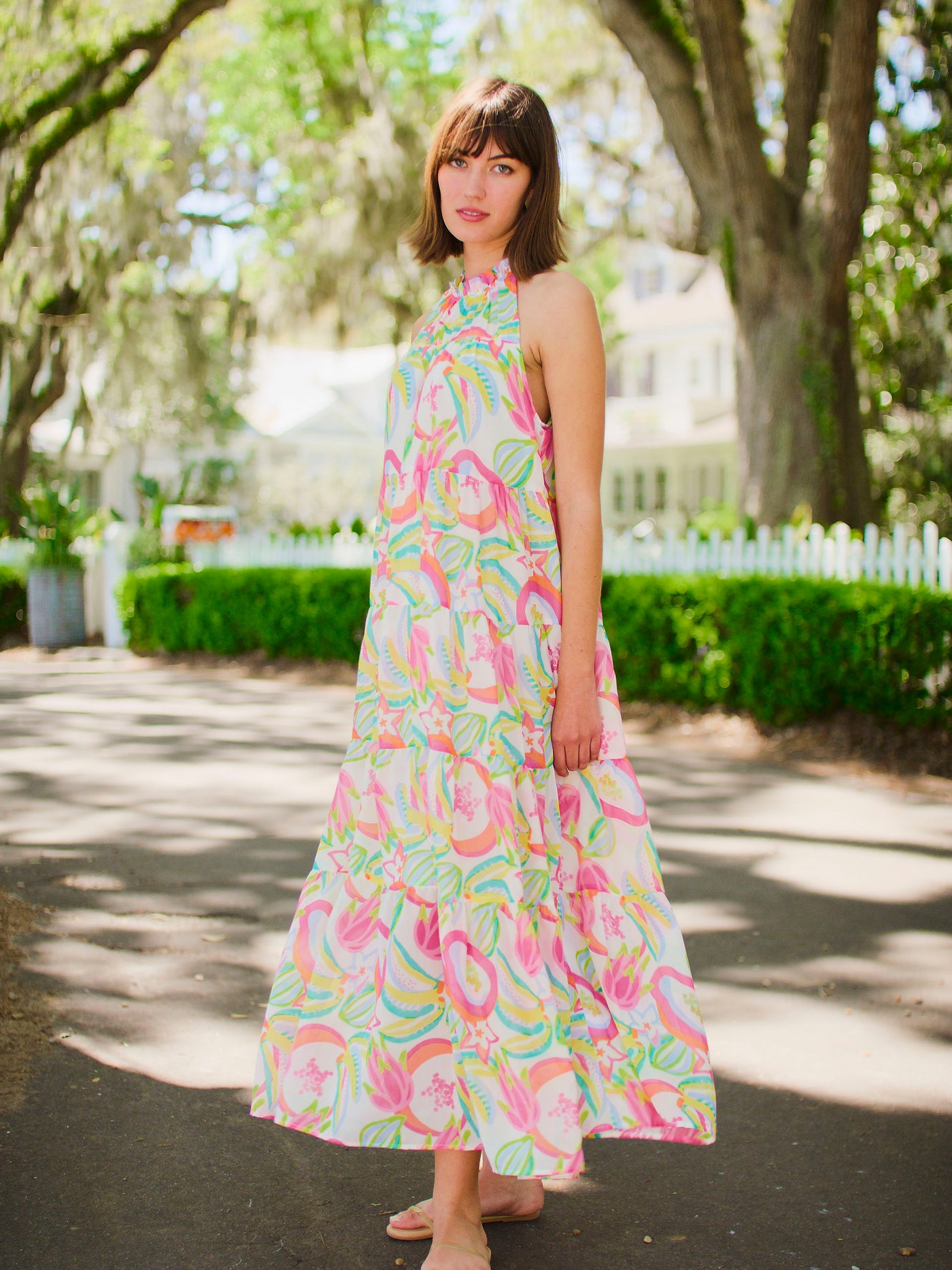Michelle Mcdowell Bethany Dress Copacabana White XXL