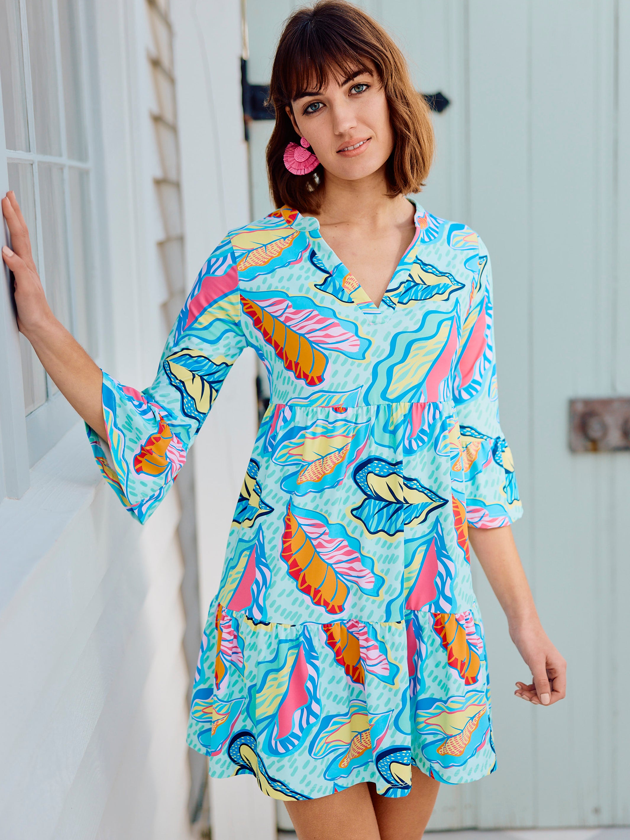 Laguna Dress | Island Time Mint – MICHELLE MCDOWELL