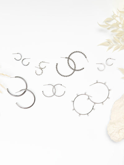 Arlo Earrings | Silver
