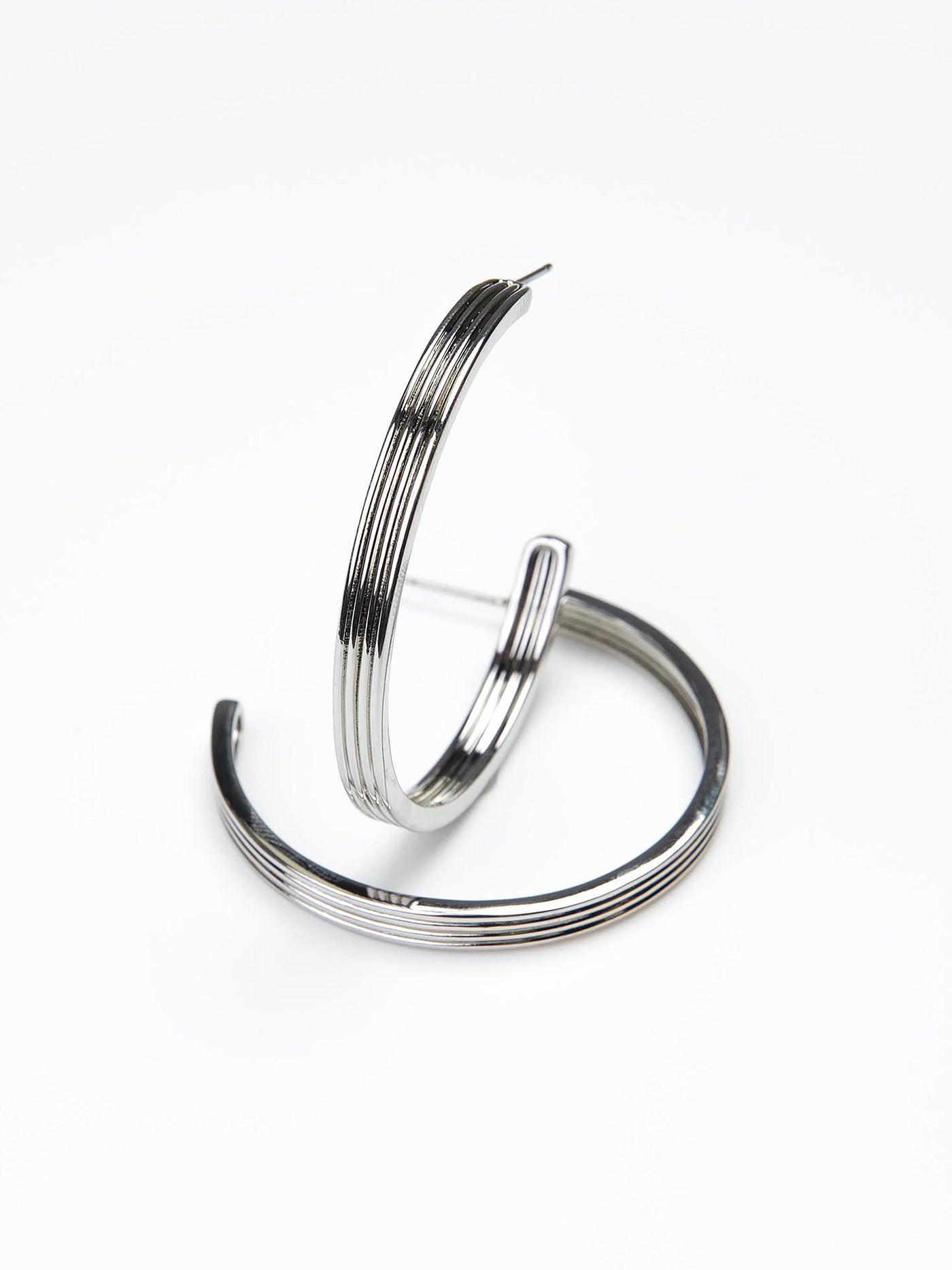 Sheila Earrings | Silver - Large