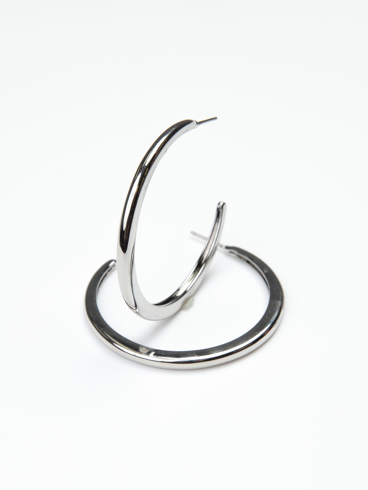 Ryle Earrings | Silver - Large