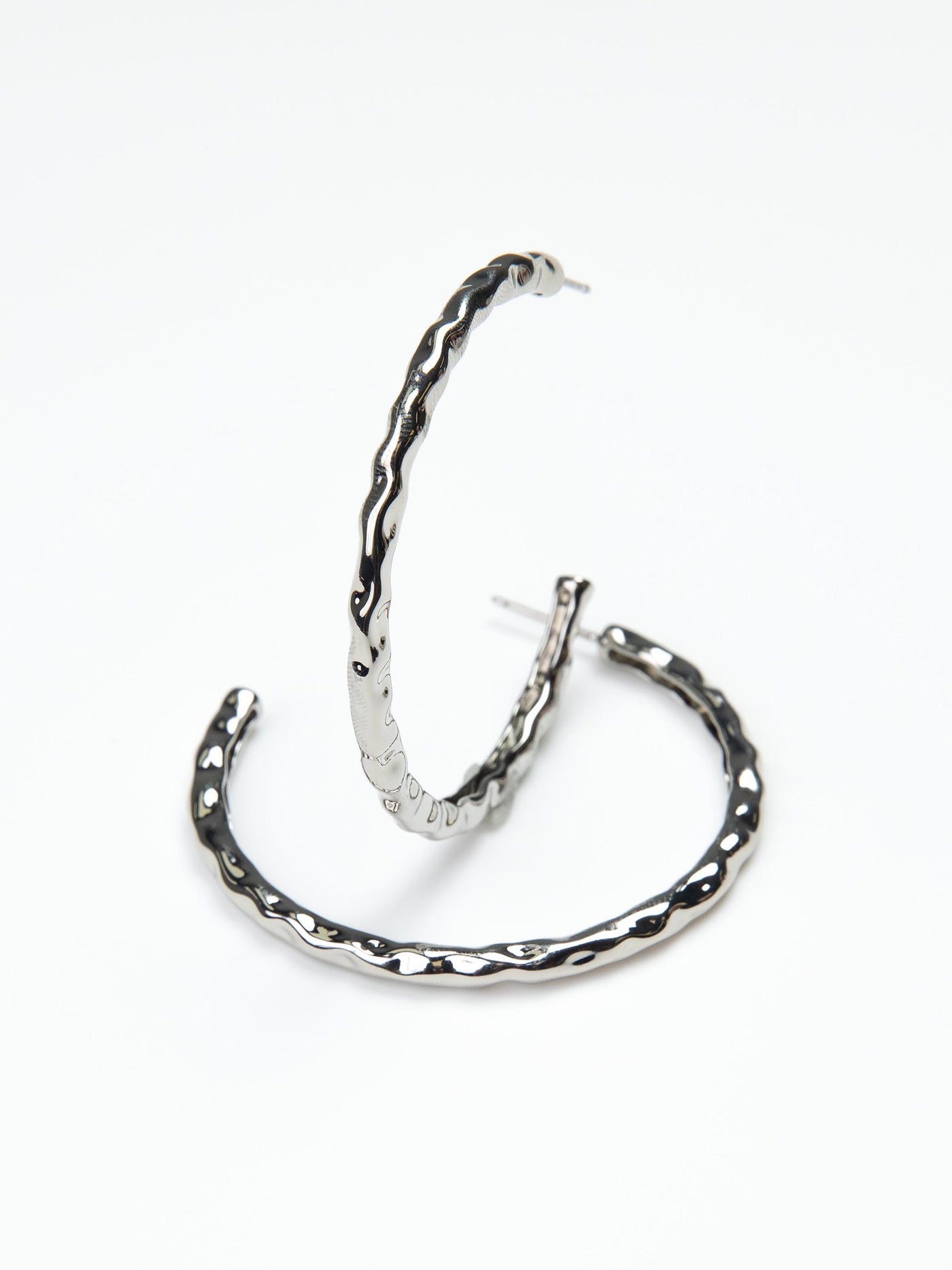 Charley Earrings | Silver - Large