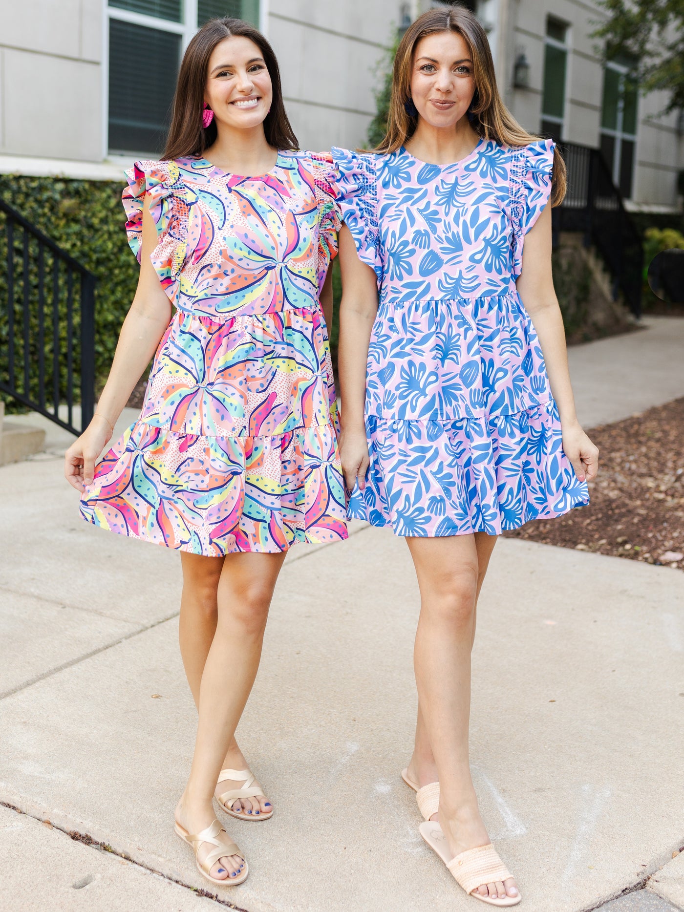 Everly Dress | Spring It On Blue