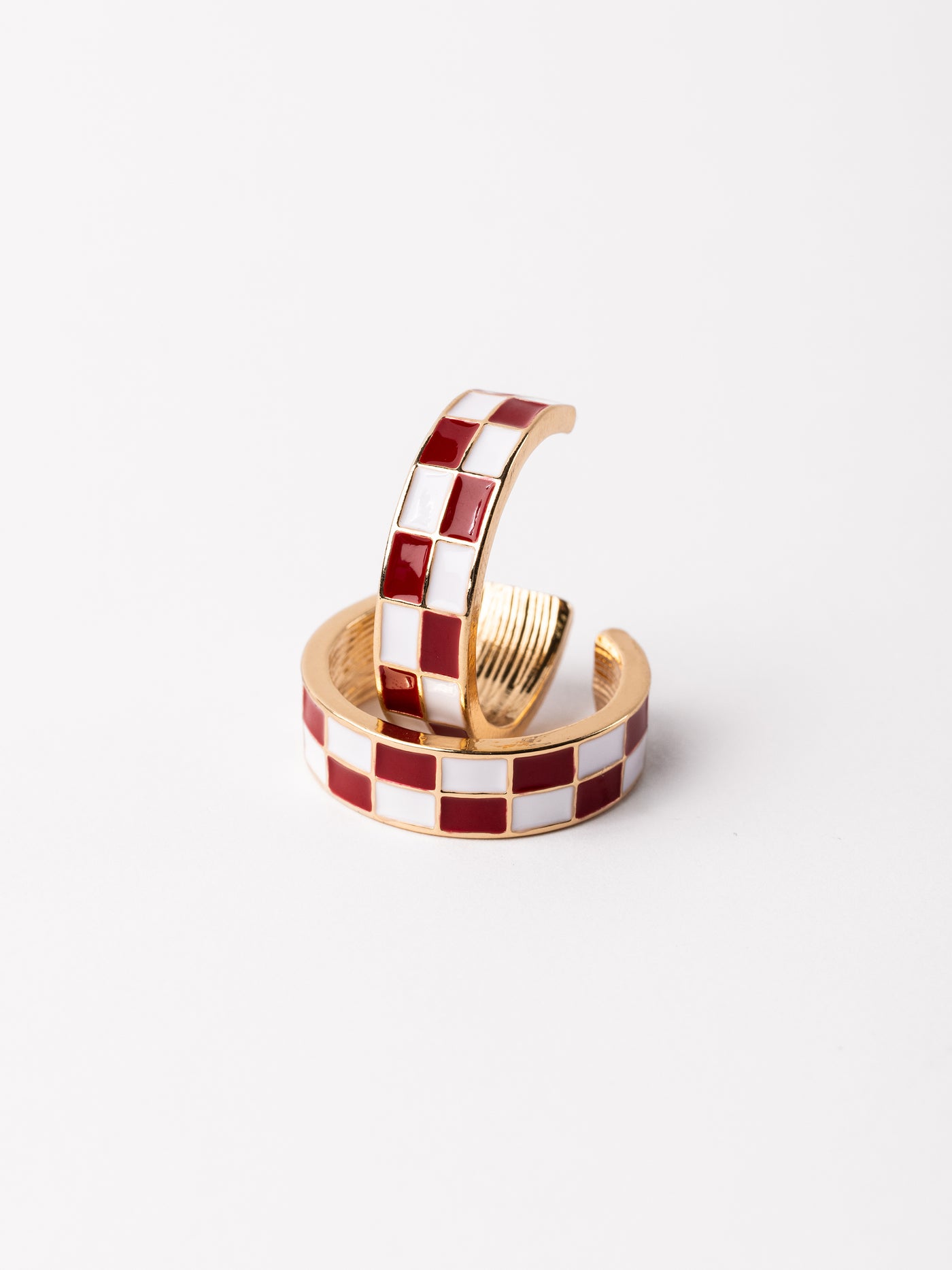 Sunny Earrings | Crimson + White