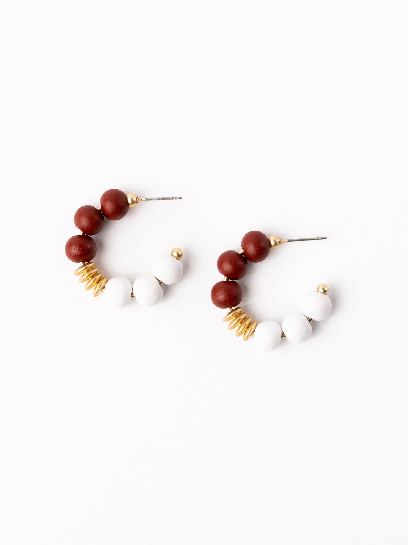 Kelly Earrings | Crimson + White