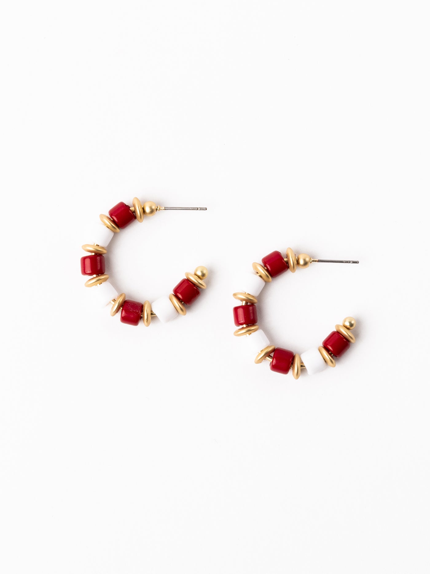 Cara Earrings | Crimson + White