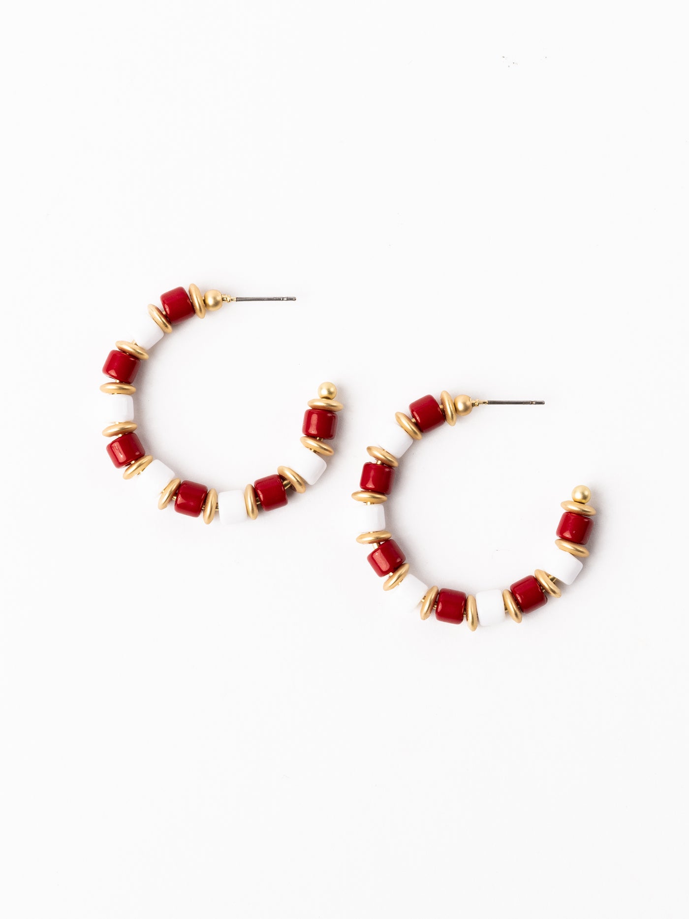 Cara Earrings | Crimson + White