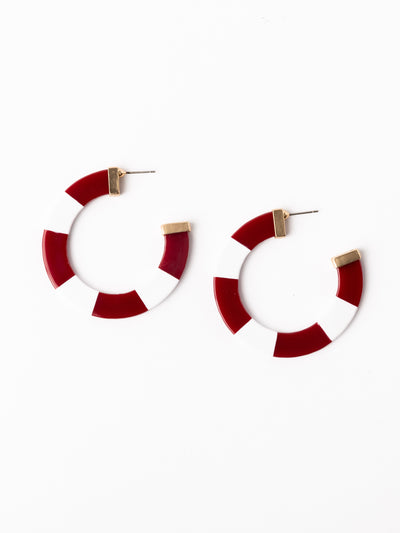 Melody Earrings | Crimson + White