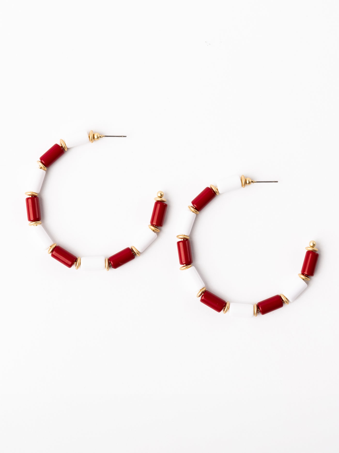 Cara Earrings | Crimson + White